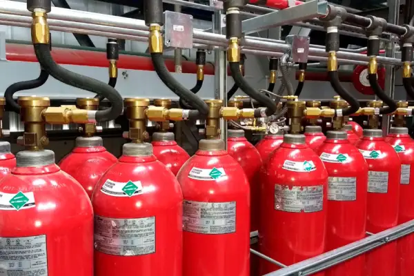 Sistema de supresión a base de agentes limpios