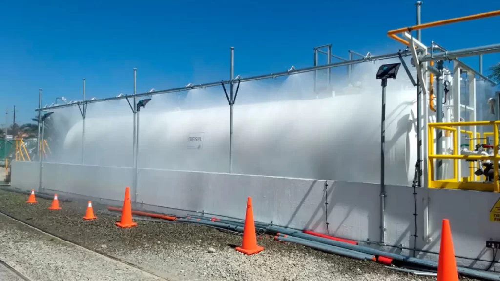 Sistema de diluvio contra incendio